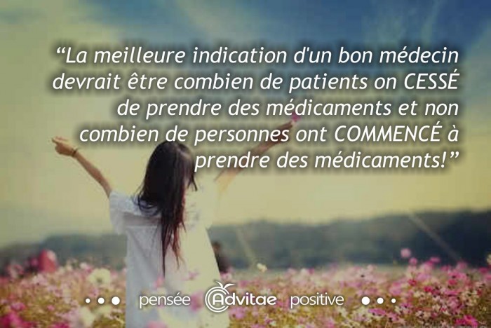 Le test d'un bon médecin: moins de médicaments, plus de santé