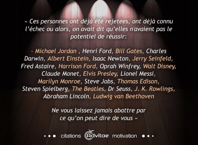 Ces personnes qui ont déjà été rejetées, ont atteint des sommet