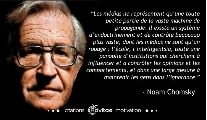 Les médias, les institutions et les divertissements servent à maintenir le peuple dans l'ignorance 