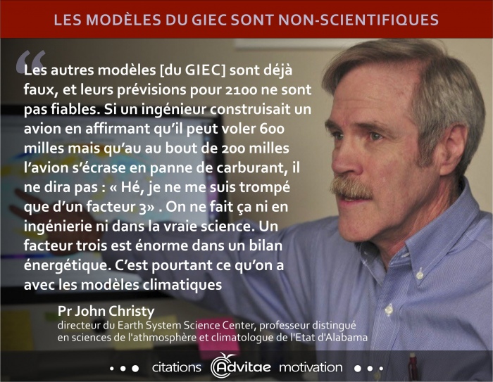 Climat: Les modles du GIEC sont faux et leurs prvisions pour 2100 ne sont pas fiables