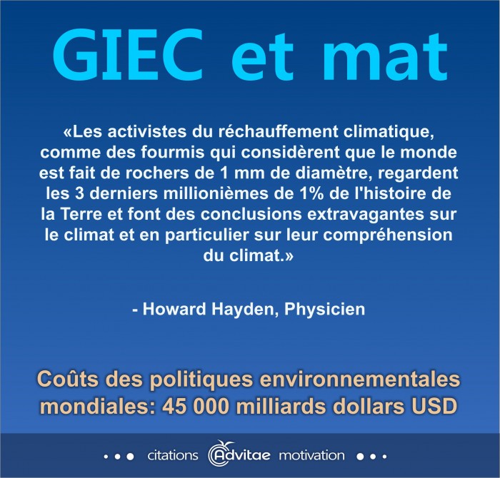 Climat: Les activistes du réchauffement climatique font des conclusions extravagantes sur le climat