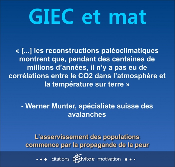 Les tudes paloclimatiques montrent qu'il ny a pas eu de corrlations entre le CO2 et temprature