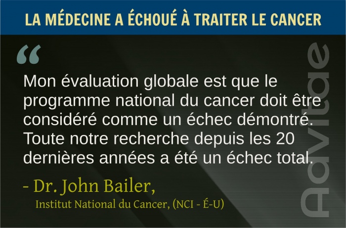 Mon valuation globale est que le programme national du cancer doit tre considr comme un chec dmontr