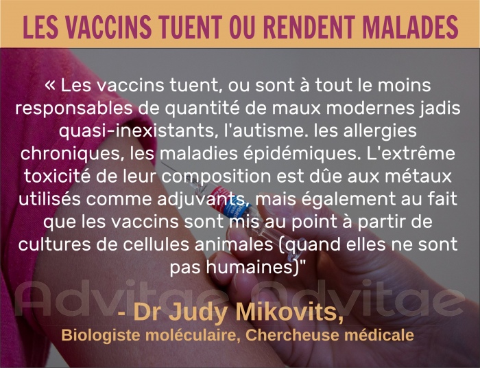 Les vaccins tuent, ou sont responsables de quantit de maux modernes dont l'autisme, les allergies chroniques, les maladies pidmiques
