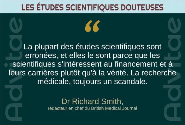 La plupart des tudes scientifiques sont errones parce que les scientifiques s'intressent  leurs carrires plutt qu' la vrit