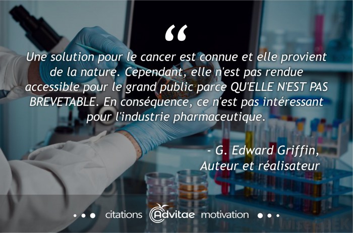 Les solutions naturelles pour le cancer existent mais ne sont pas rendues publiques