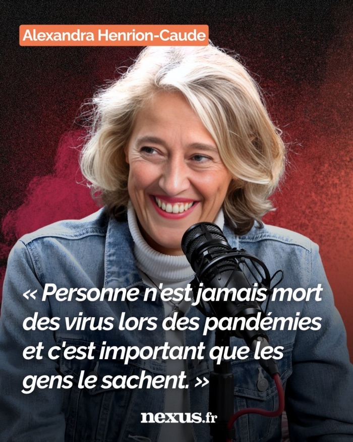 Important de le dire. Personne n'est jamais mort des virus pendant les pandmies