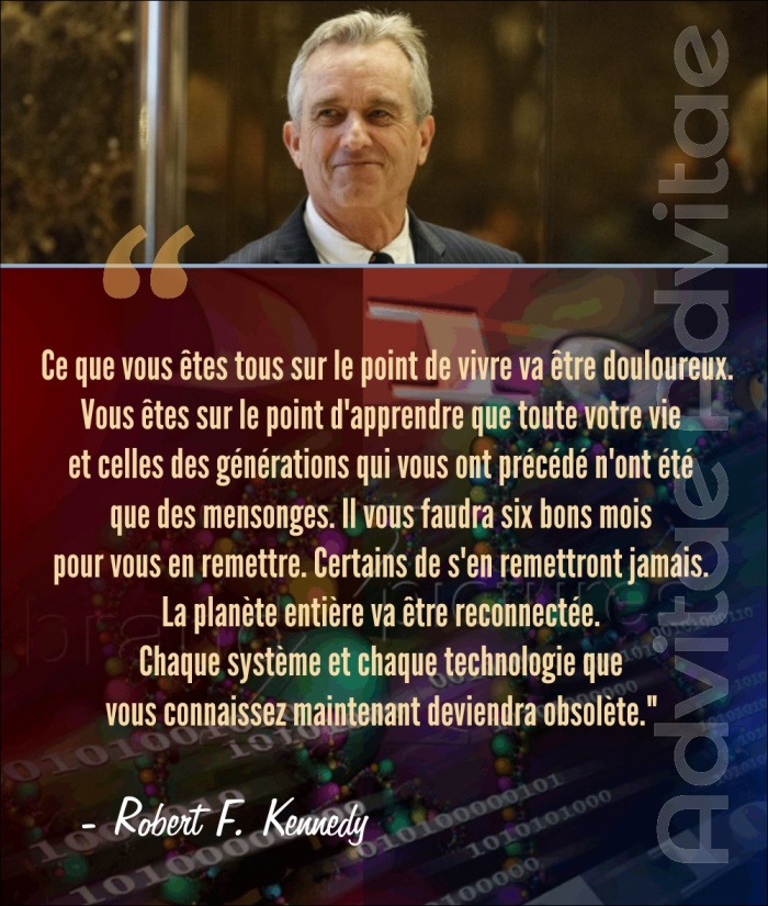 Robert Kennedy : Vous allez bientt assiter  la fin des illusions et le dbut des rvlations et de la douleur d'avoir t tromps