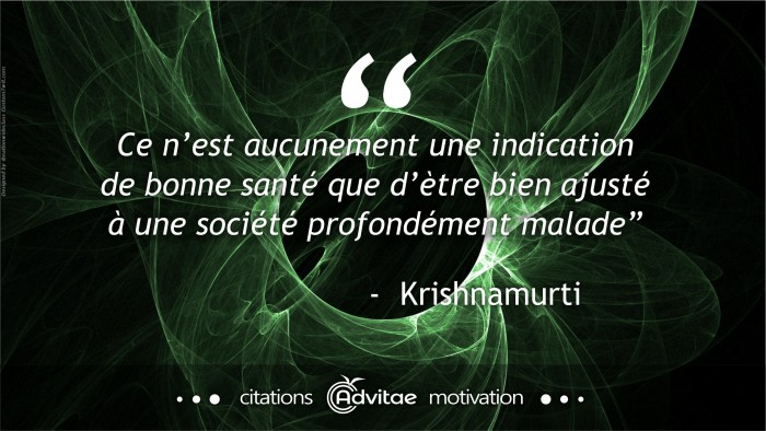 tre bien ajust  une socit malade n'est pas un signe de bonne sant