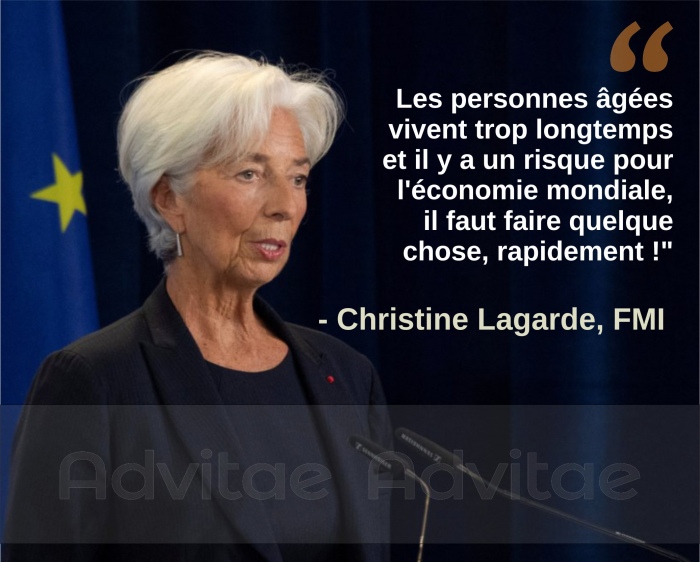 Les personnes ges vivent trop longtemps et il y a un risque pour l'conomie mondiale, il faut faire quelque chose, rapidement !