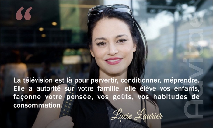 La tlvision est l pour pervertir, conditionner, mprendre. Elle a autorit sur votre famille, elle lve vos enfants