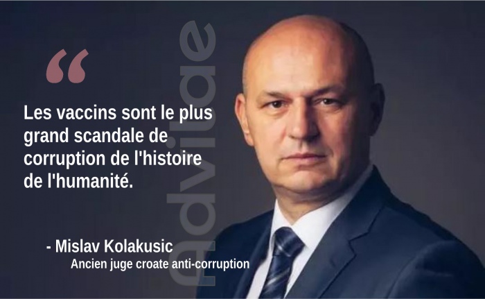 Kolakusic : Les vaccins sont le plus grand scandale de corruption de l'histoire de l'humanit. 