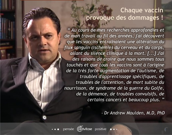 Les vaccins entranaient une altration du flux sanguin du cerveau et du corps, et d'autres maladies