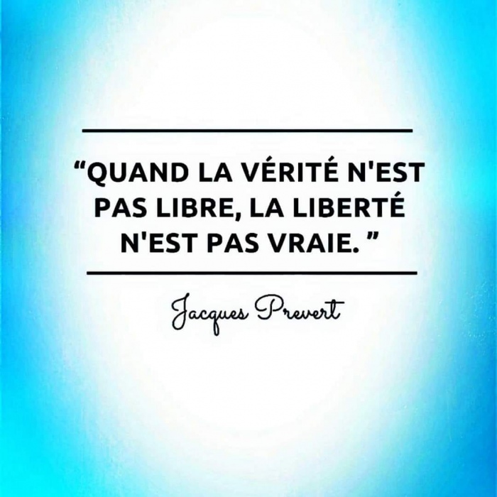 Quand la vrit n'est pas libre, la libert n'est pas vraie