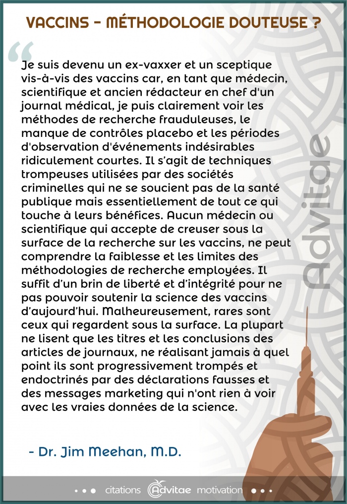 La vaccination est-elle cette ralisation mdicale absolue, celle qui concrtise les avances ultimes de la mdecine officielle?