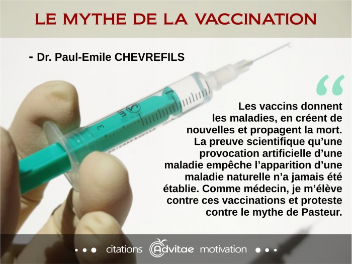 Les vaccins donnent les maladies, en crent de nouvelles et propagent la mort