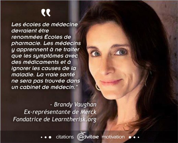 Les coles de medecine sont des coles d'endoctrinement pharmacologiqueavant toute chose