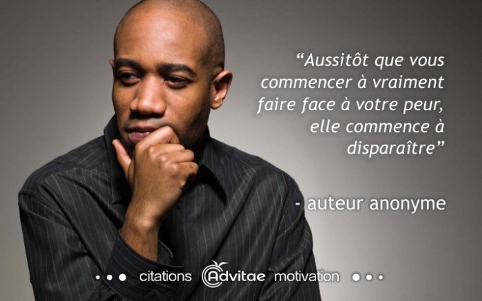 Faire face à la peur la fait disparaître